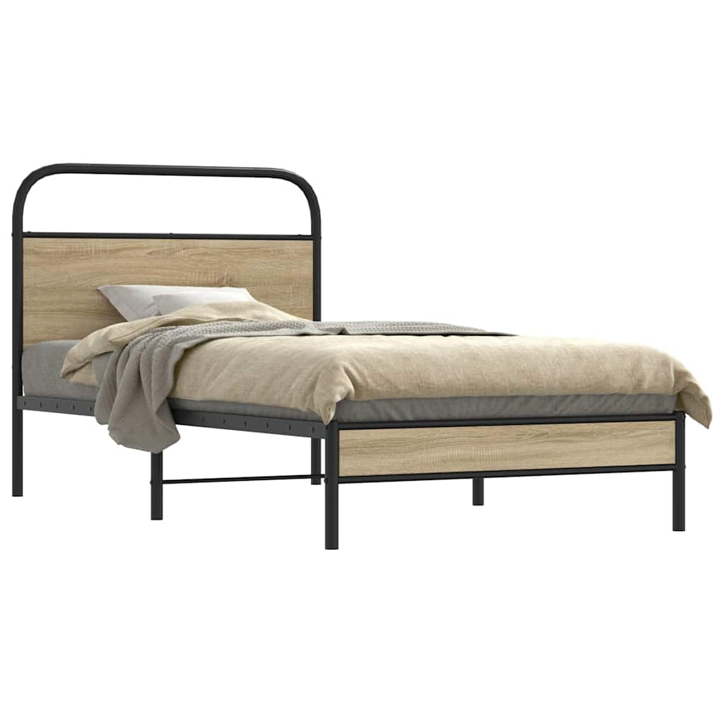 Bed Frame Without Mattress Engineered Wood