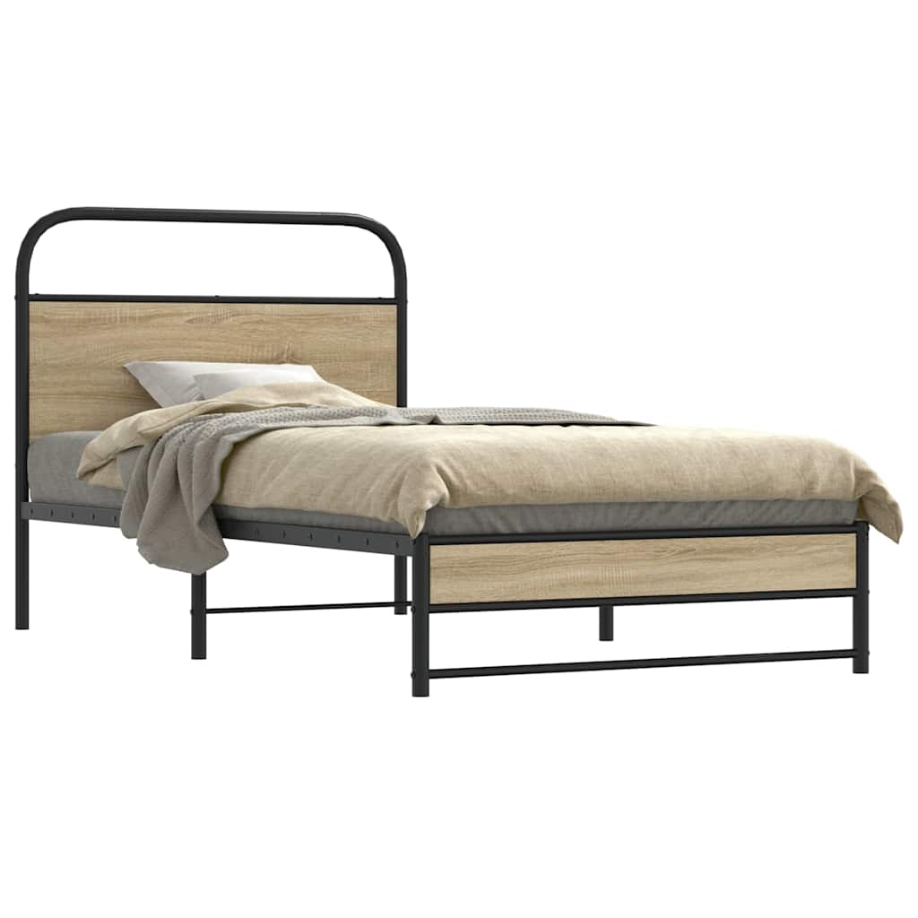 Bed Frame Without Mattress Engineered Wood