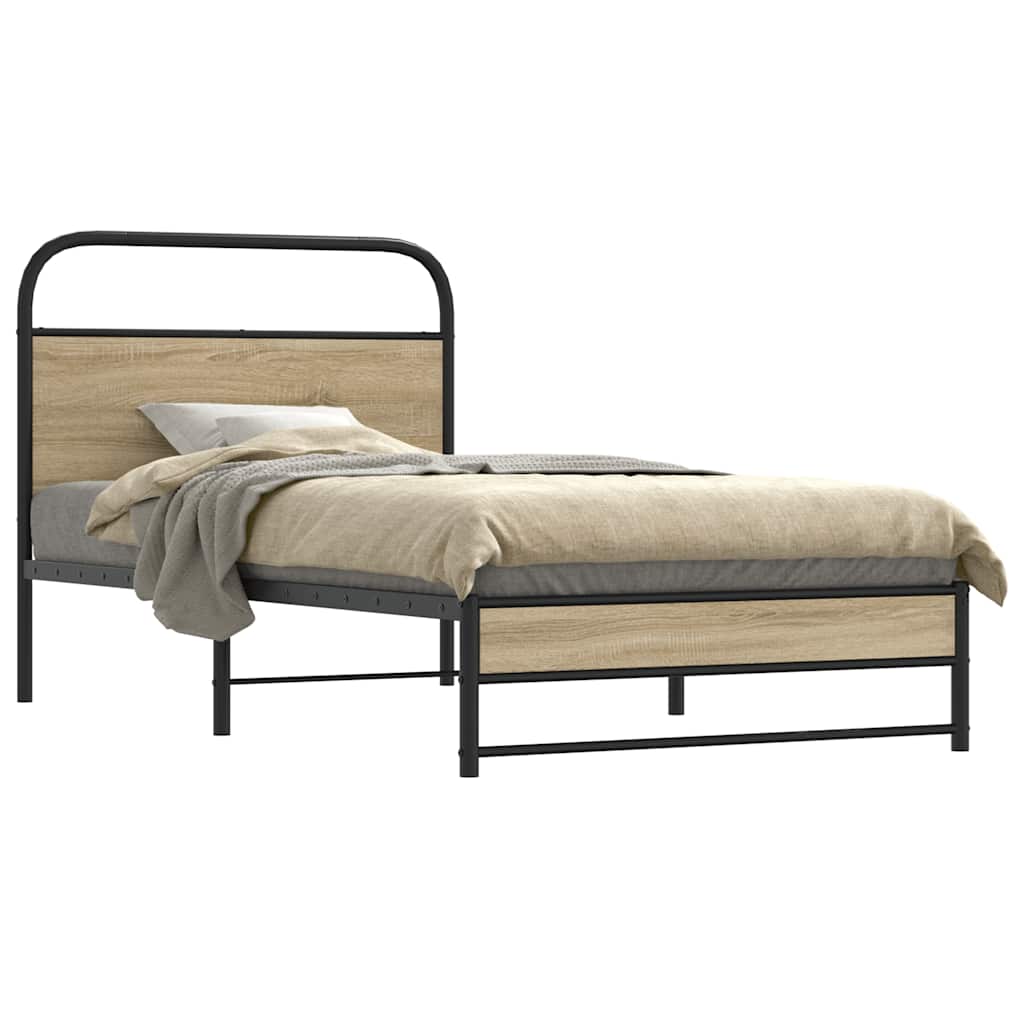 Bed Frame Without Mattress Engineered Wood