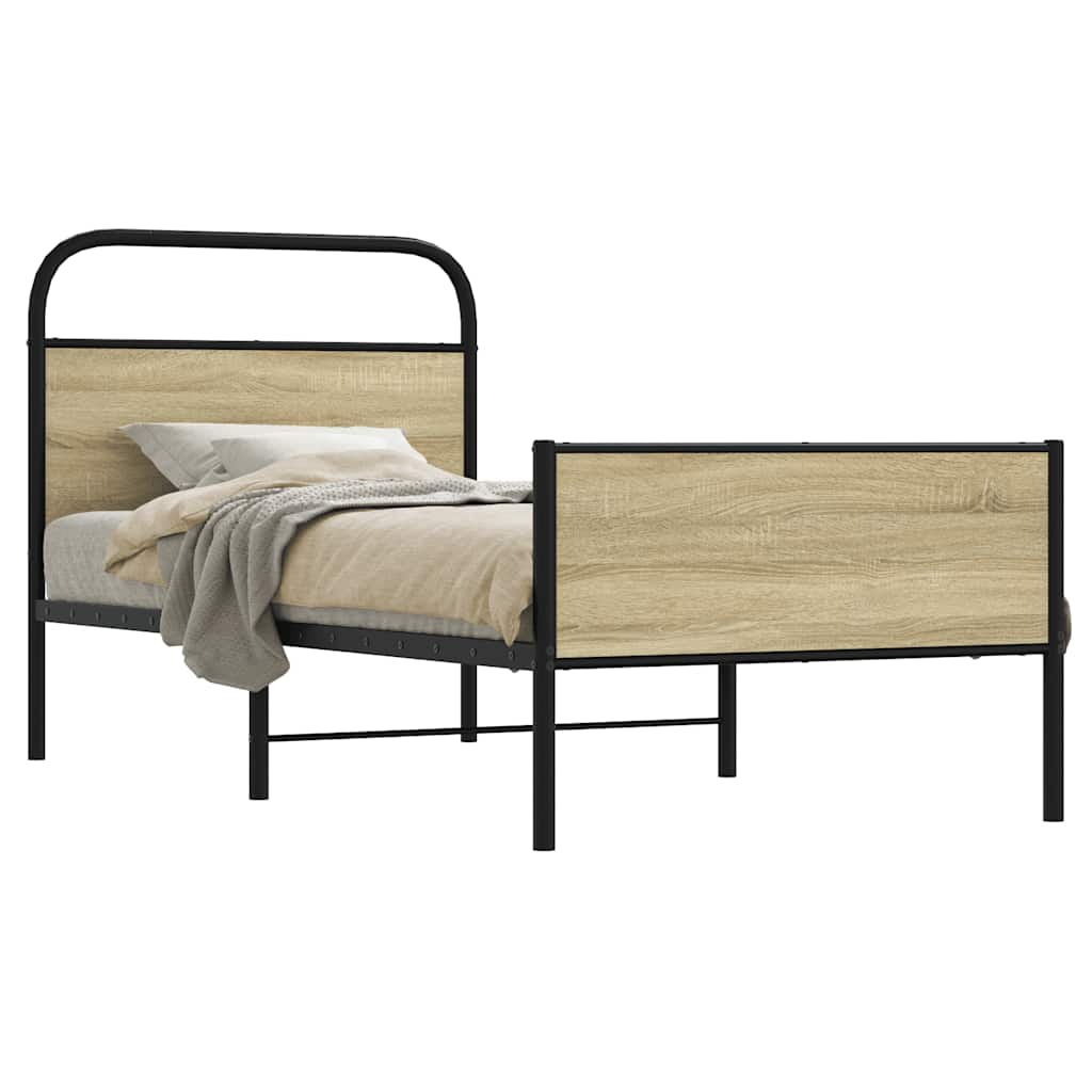 Bed Frame Without Mattress Engineered Wood