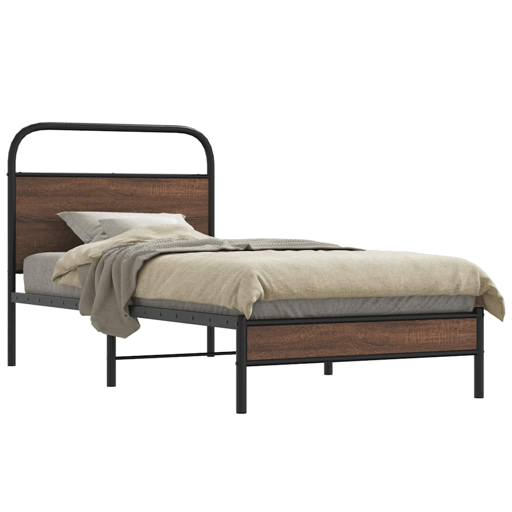 Bed Frame Without Mattress Engineered Wood