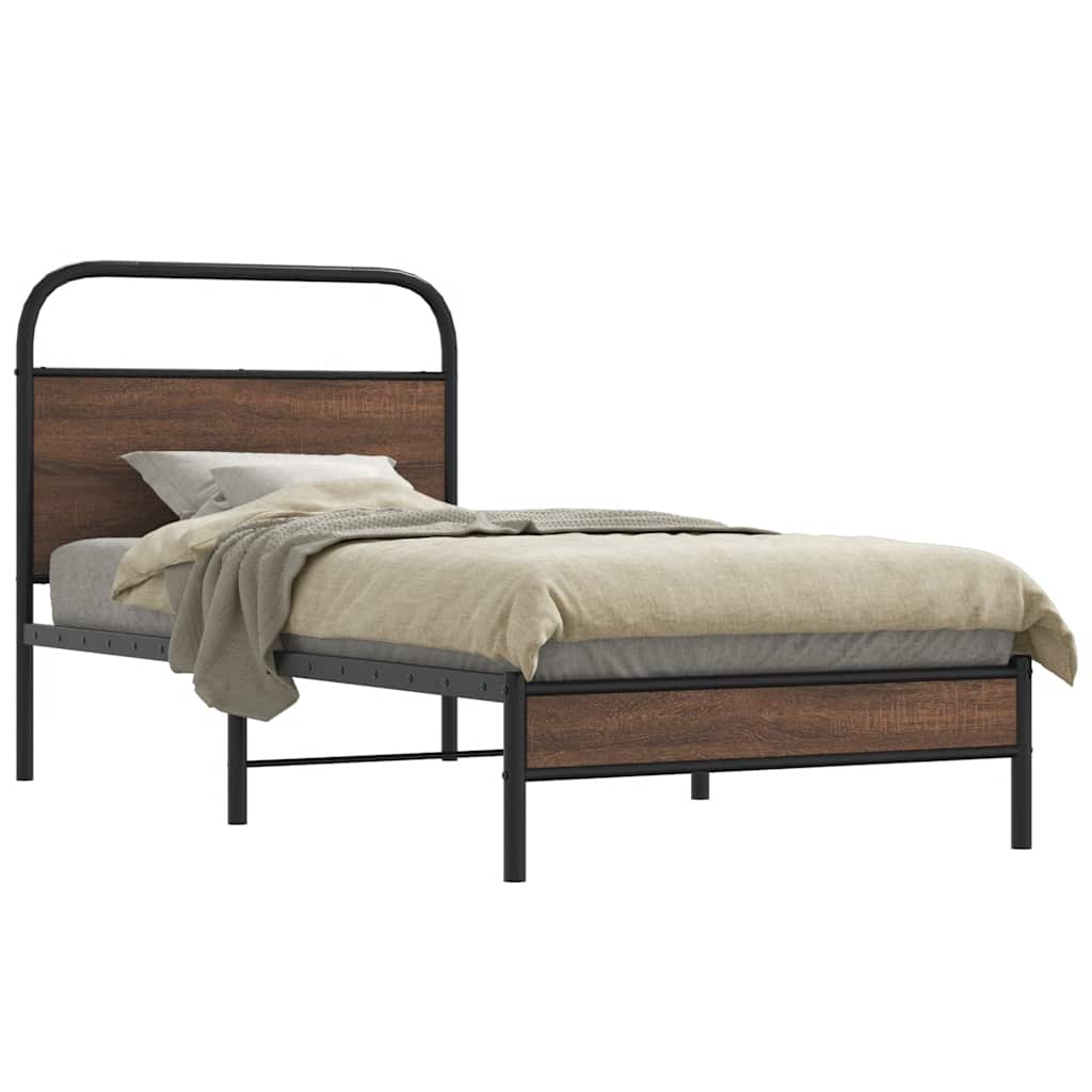 Bed Frame Without Mattress Engineered Wood