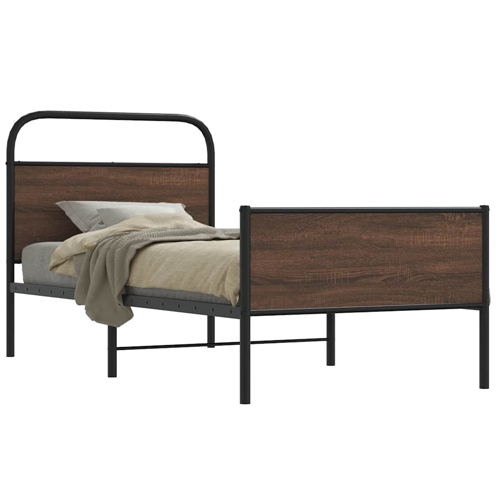 Bed Frame Without Mattress Engineered Wood