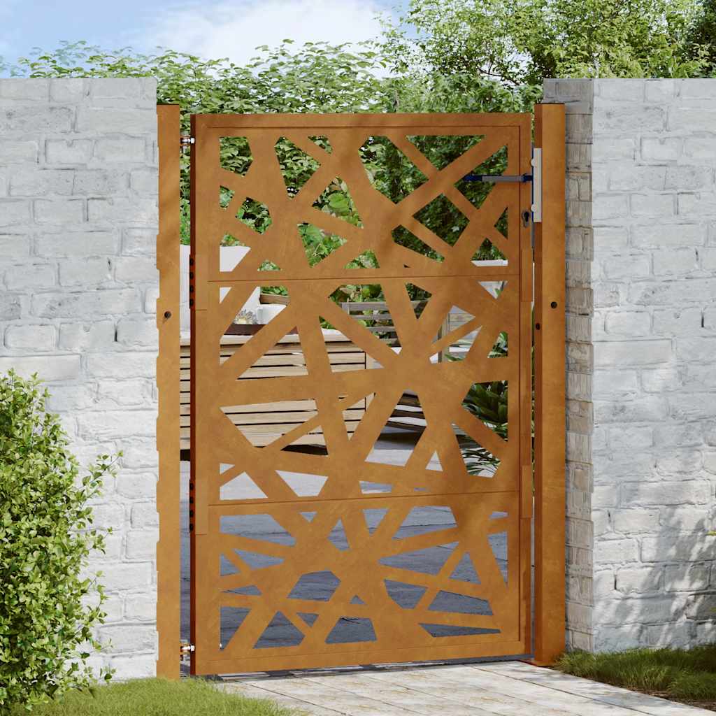 Garden Gate Black Steel