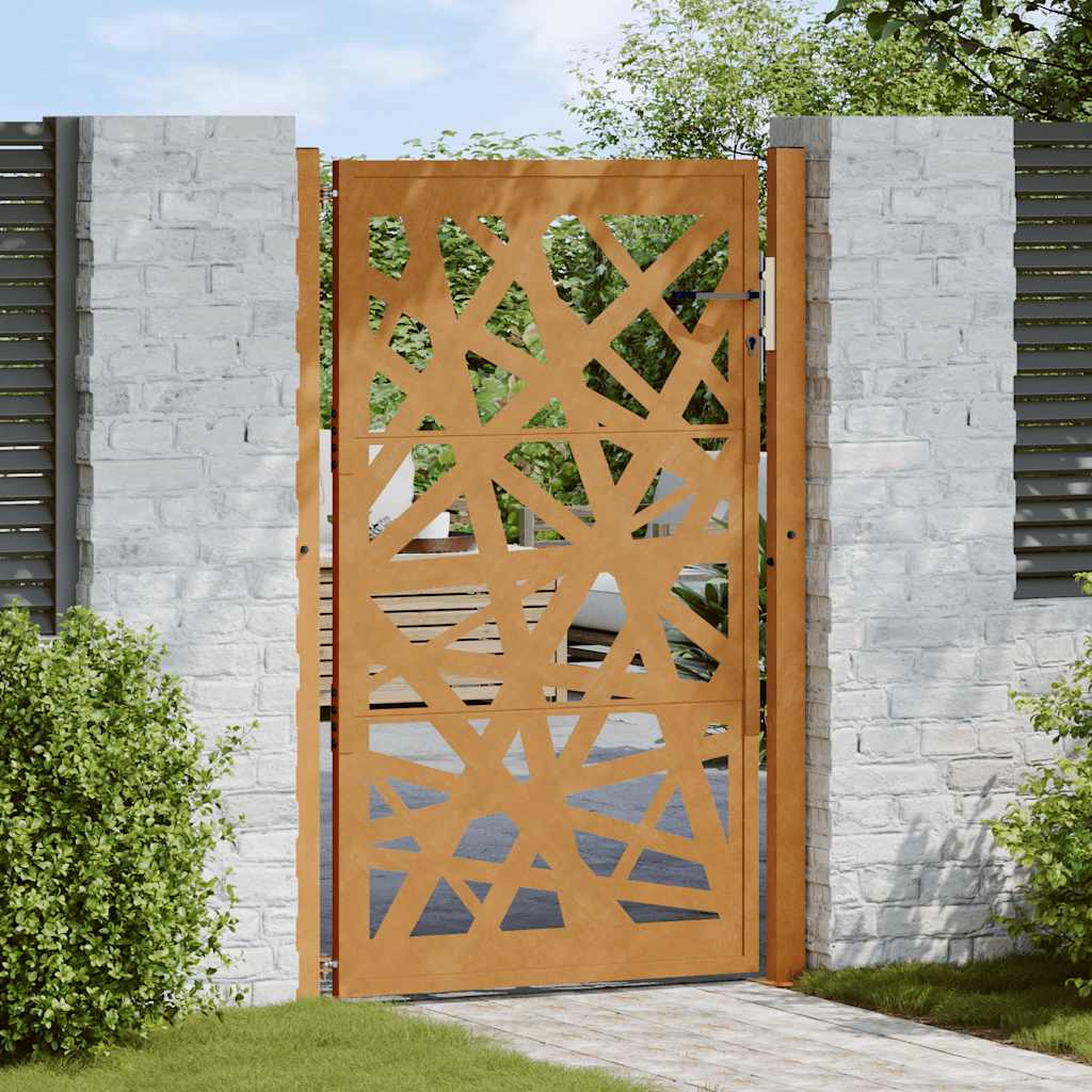 Garden Gate Black Steel