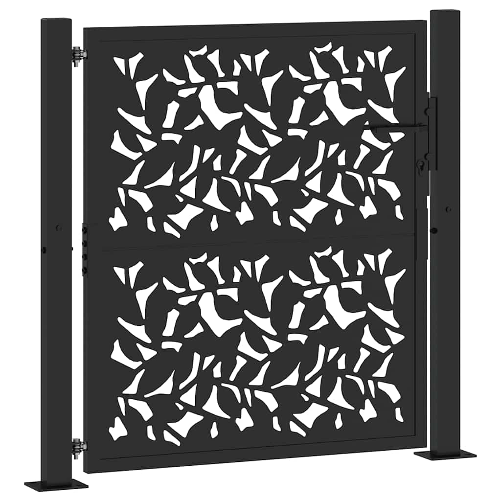 Garden Gate Black Steel