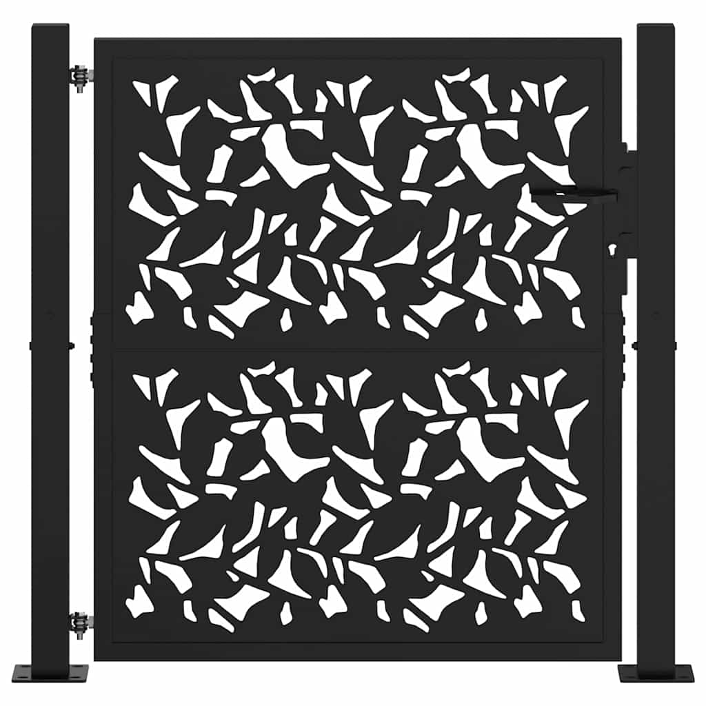 Garden Gate Black Steel