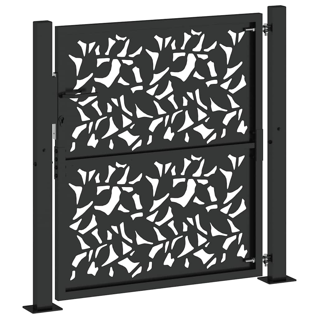 Garden Gate Black Steel