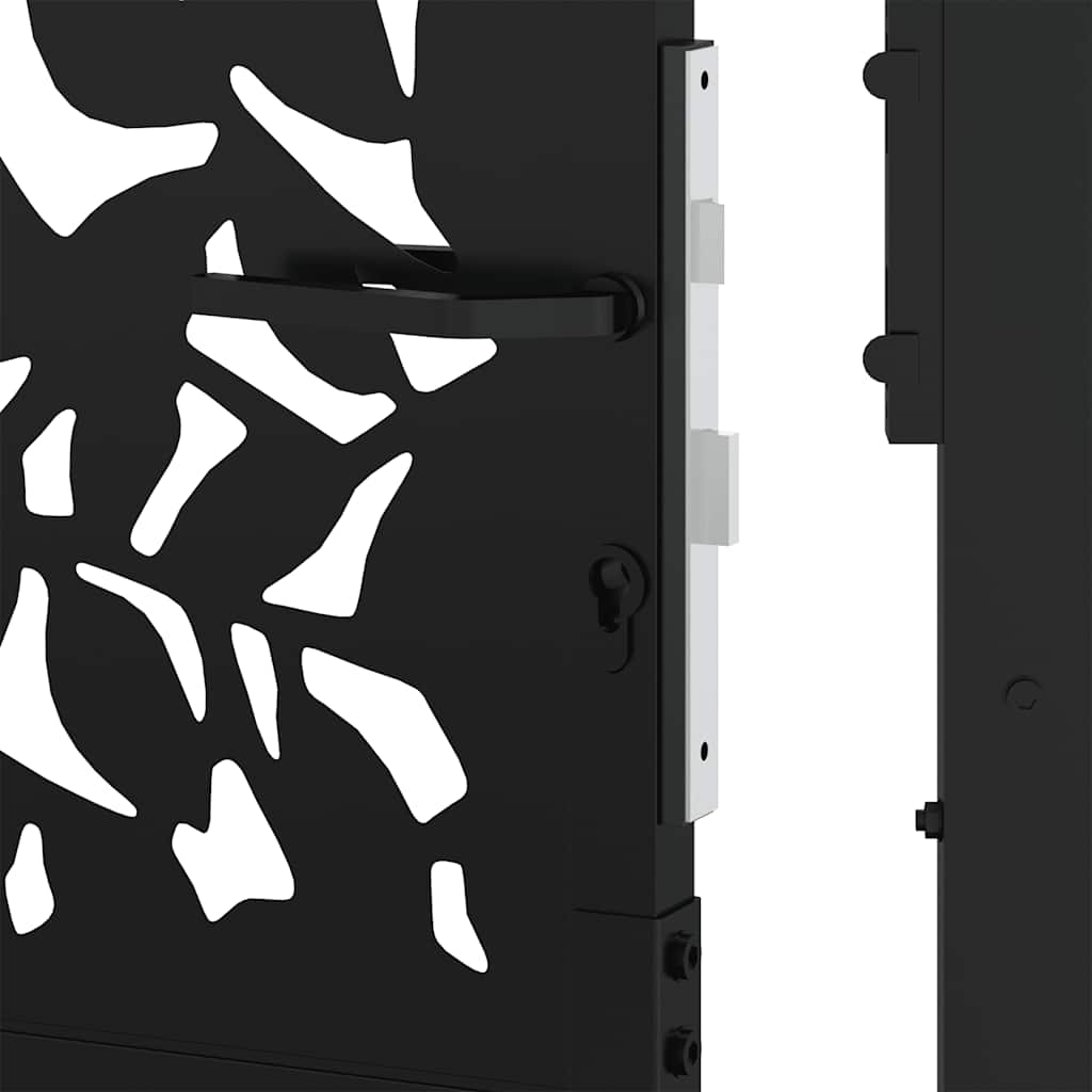 Garden Gate Black Steel