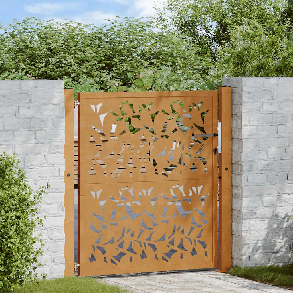 Garden Gate Black Steel