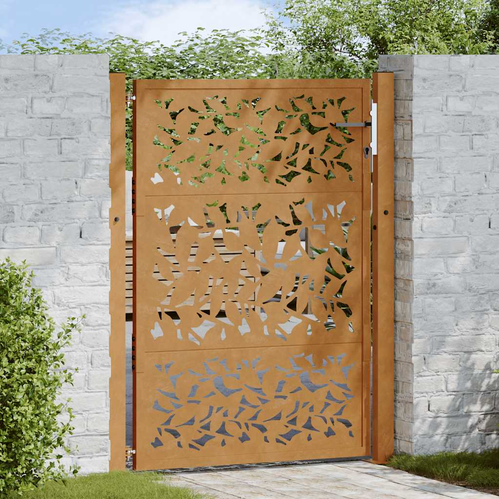 Garden Gate Black Steel