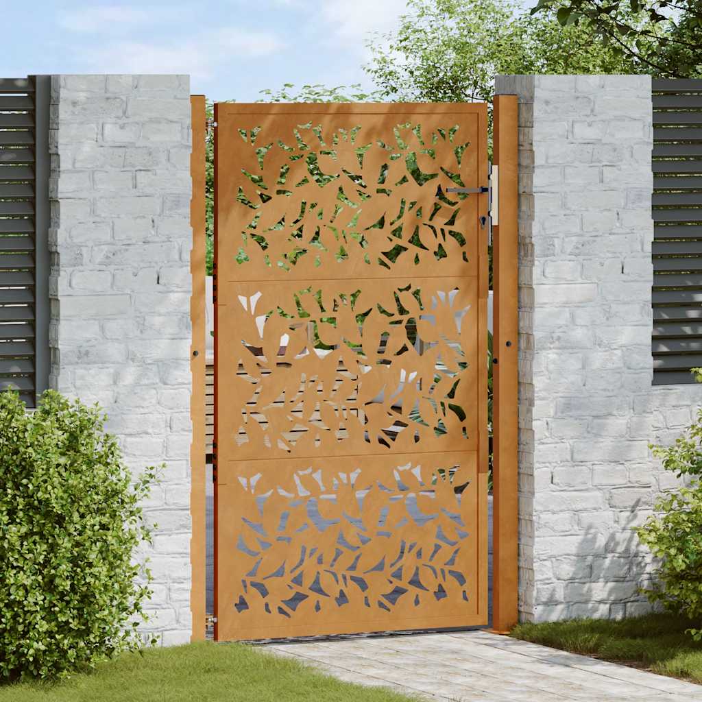 Garden Gate Black Steel
