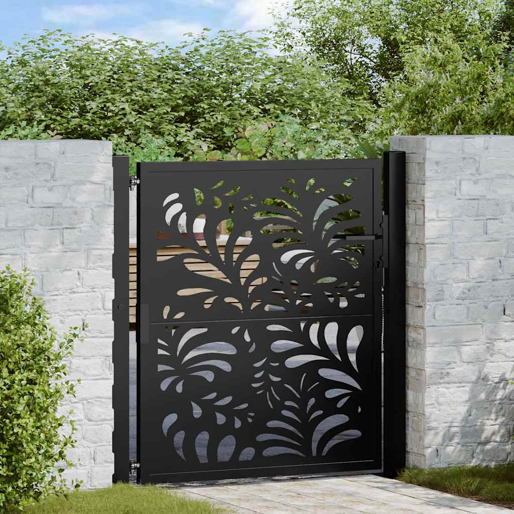 Garden Gate Black Steel