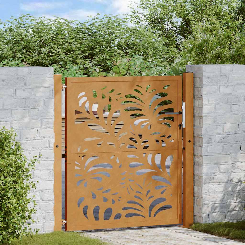 Garden Gate Black Steel