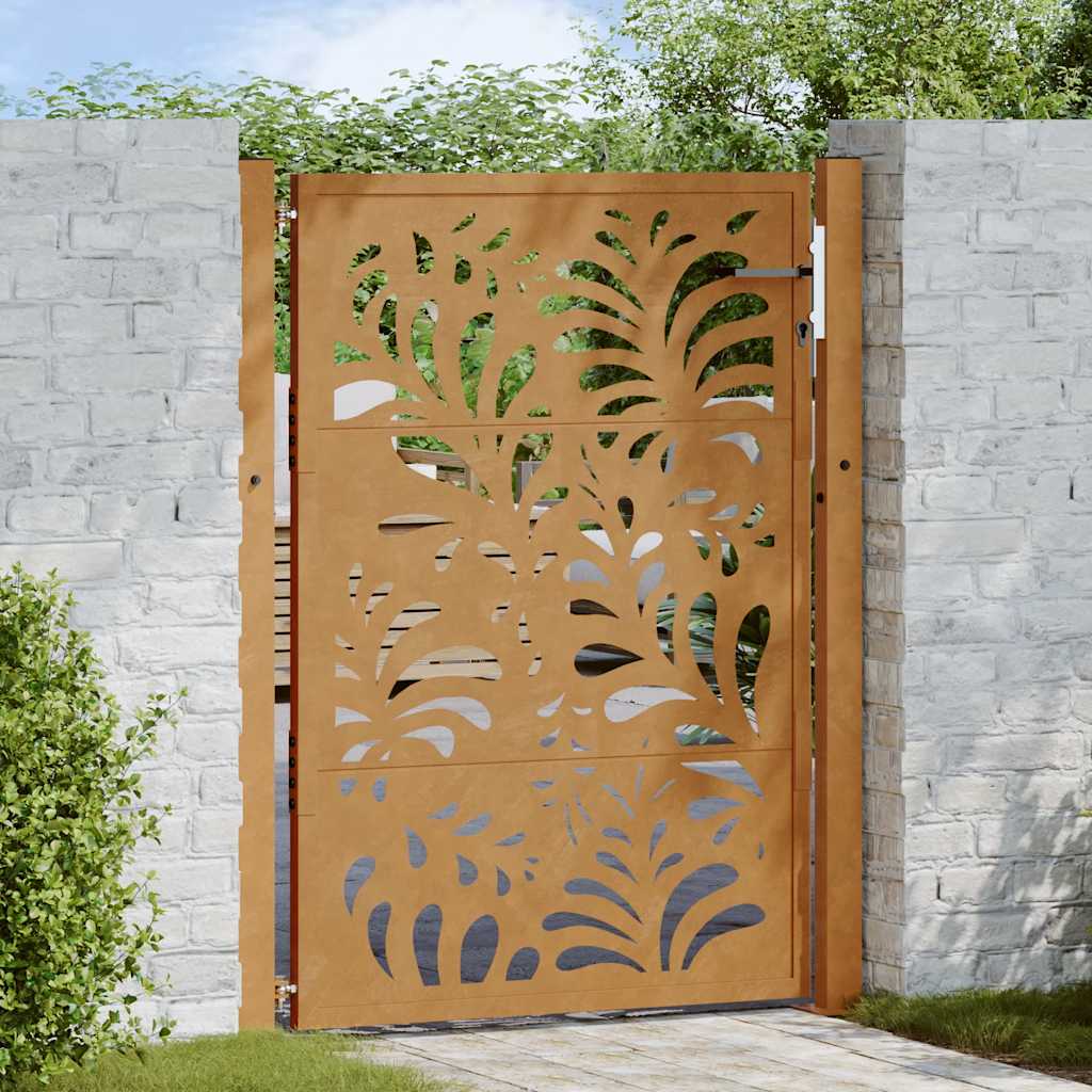 Garden Gate Black Steel
