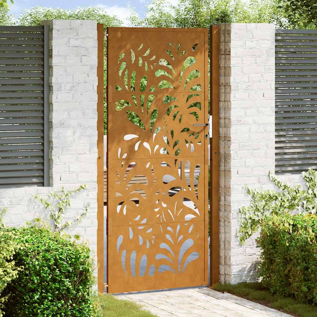 Garden Gate Black Steel