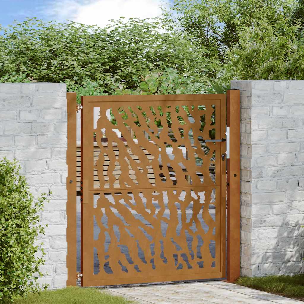 Garden Gate Black Steel