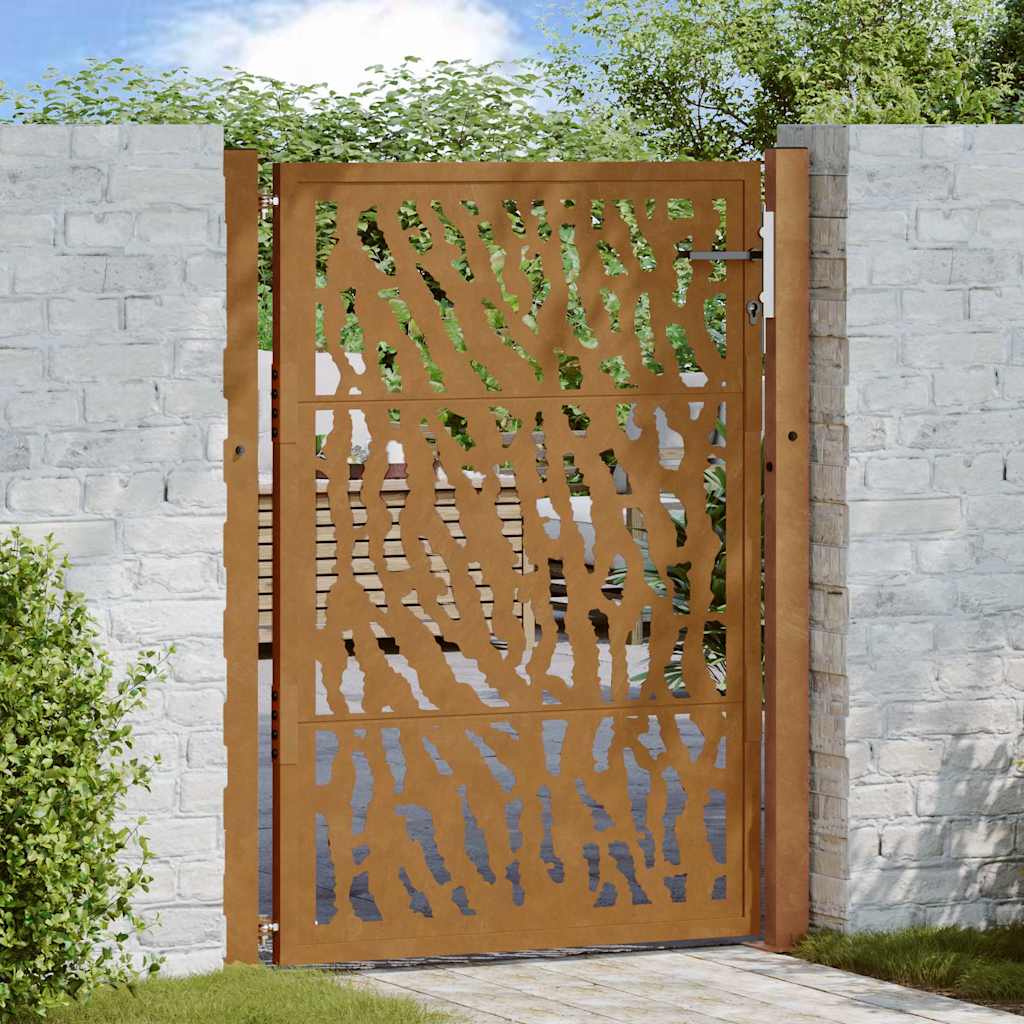Garden Gate Black Steel