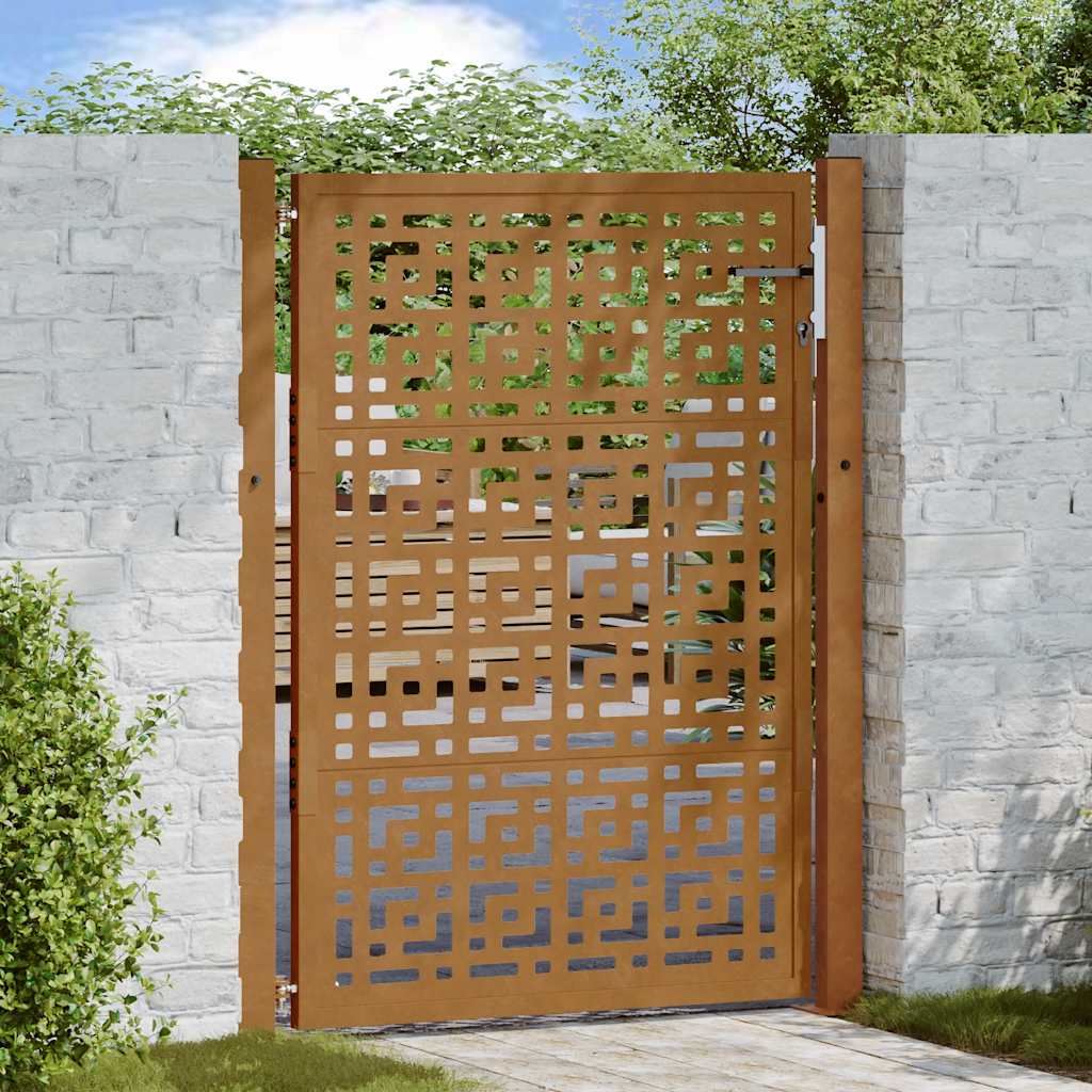 Garden Gate Black Steel