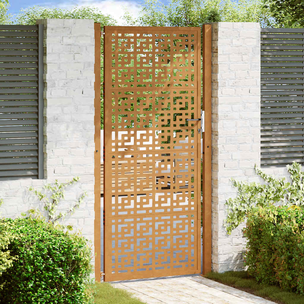Garden Gate Black Steel