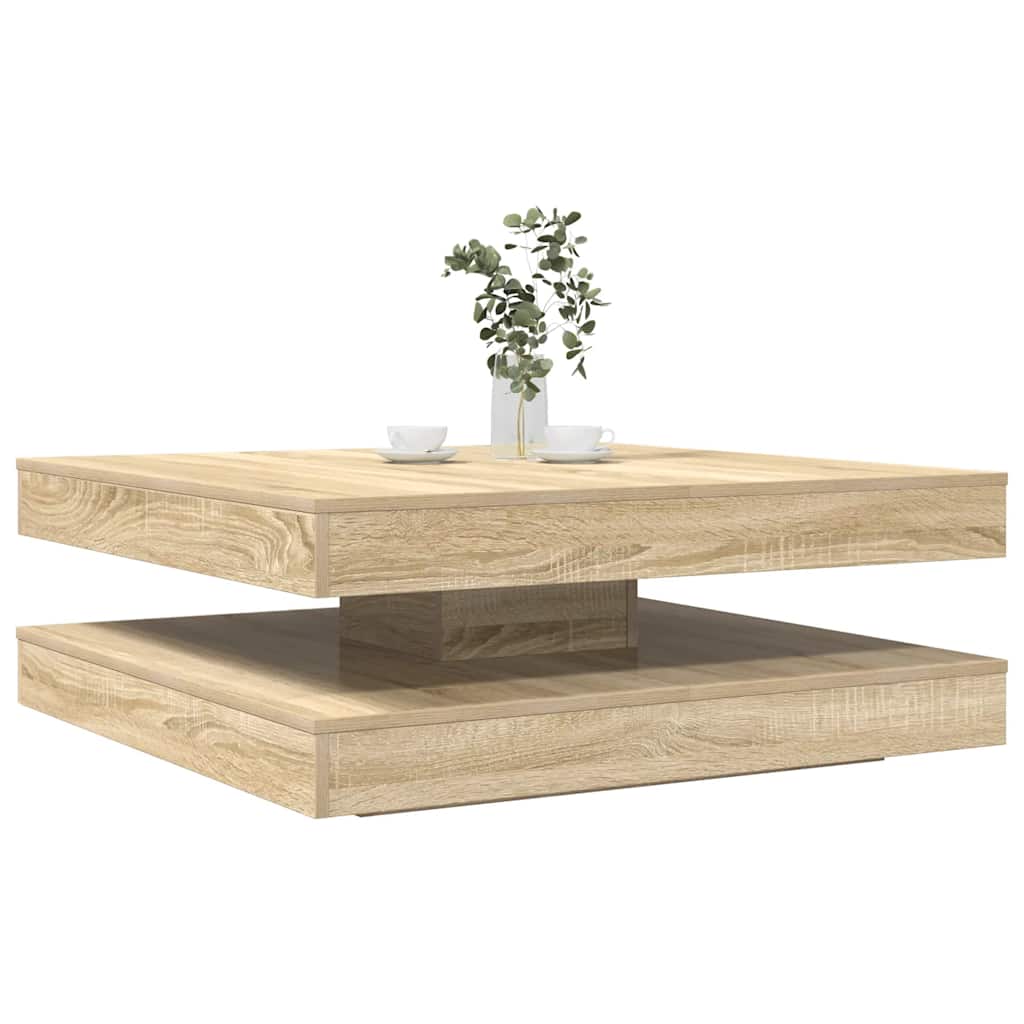 Coffee Table 360-Degree Rotatable
