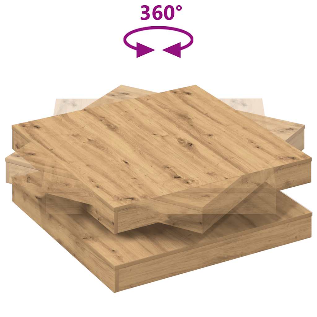 Coffee Table 360-Degree Rotatable