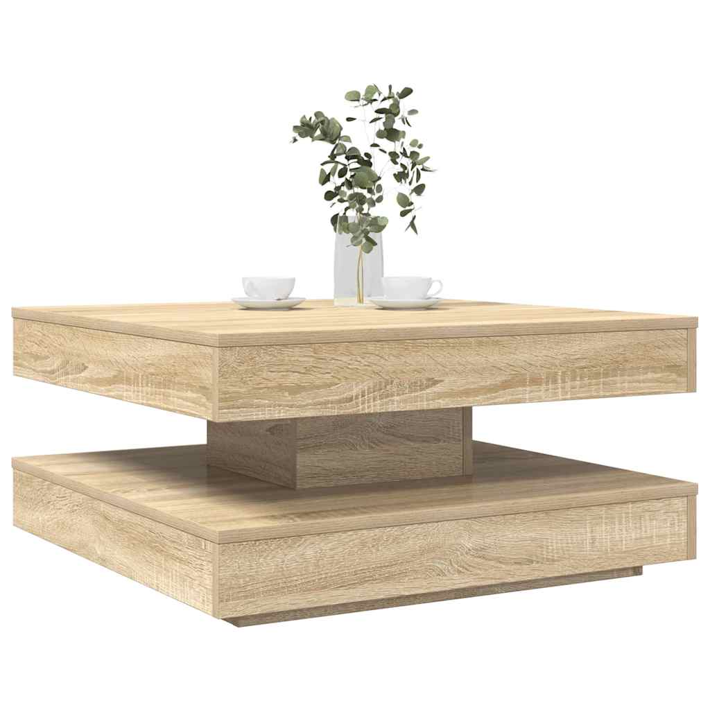 Coffee Table 360-Degree Rotatable