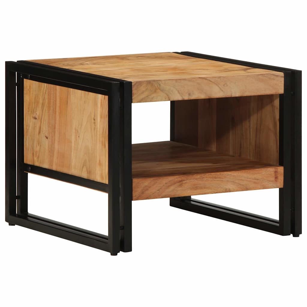 Coffee Table Multicolour 70X50X38 Cm Solid Wood Reclaimed
