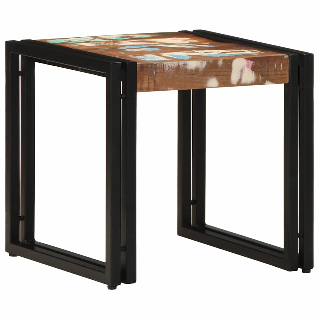 Coffee Table Multicolour Solid Reclaim Wood