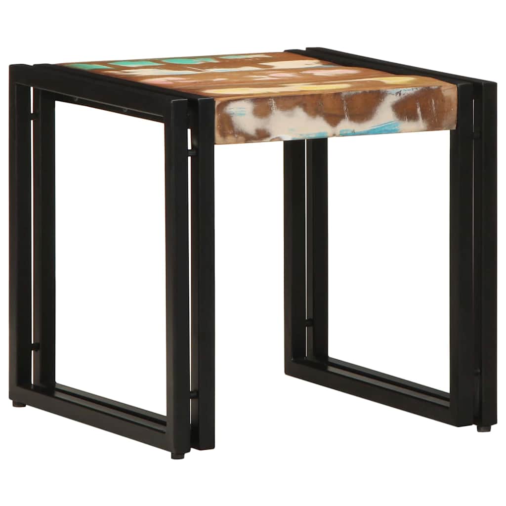 Coffee Table Multicolour Solid Reclaim Wood