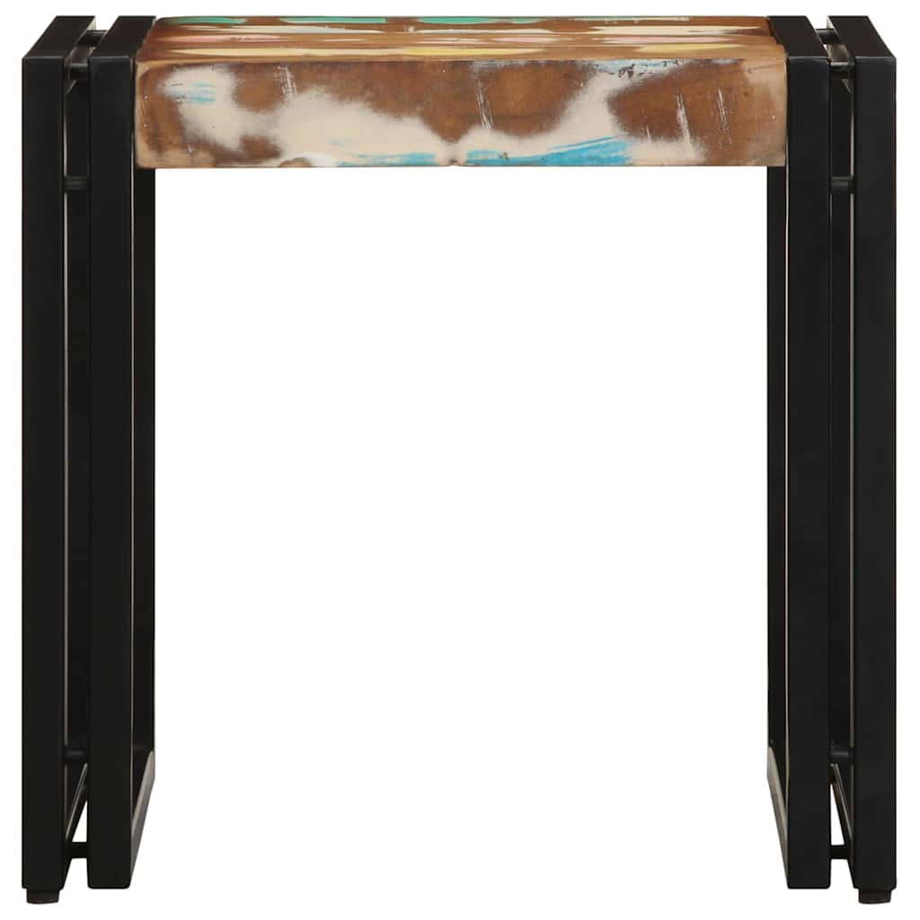 Coffee Table Multicolour Solid Reclaim Wood