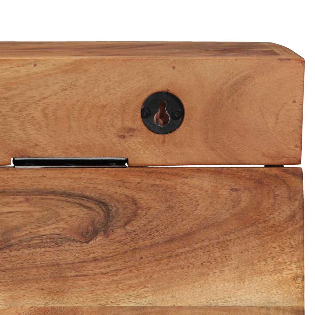 Coat Rack With Shelf Brown 73 X 19 X 23 Cm
