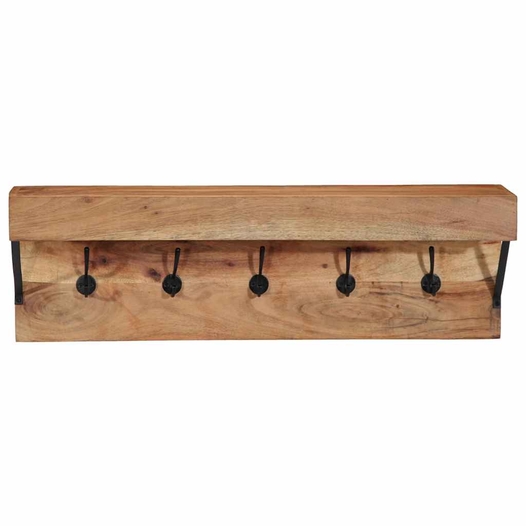 Coat Rack With Shelf Brown 73 X 19 X 23 Cm