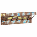 Coat Rack With Shelf Brown 73 X 19 X 23 Cm