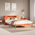 Bookcase Bed Without Mattress Solid Wood Pine