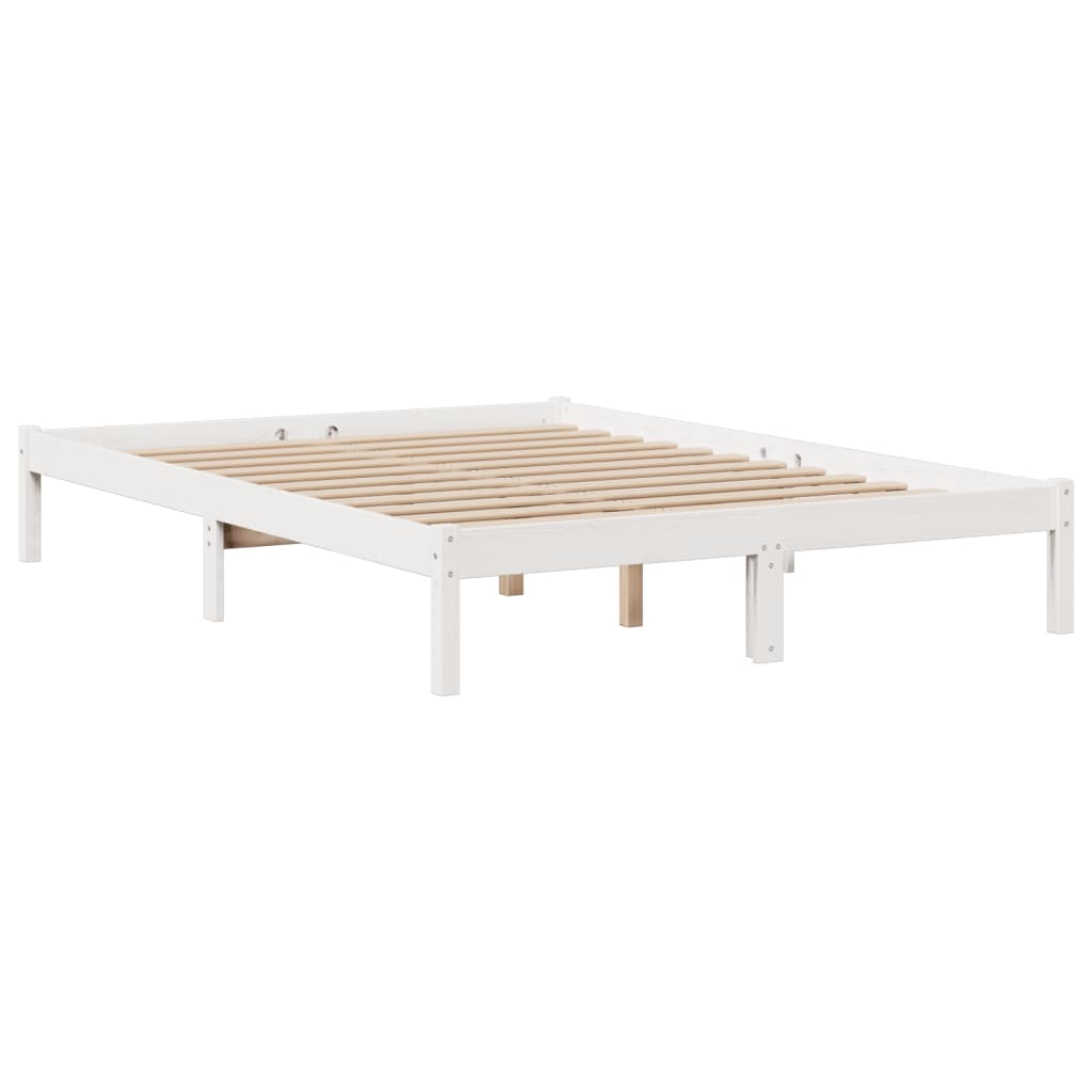 Bookcase Bed Without Mattress Solid Wood Pine