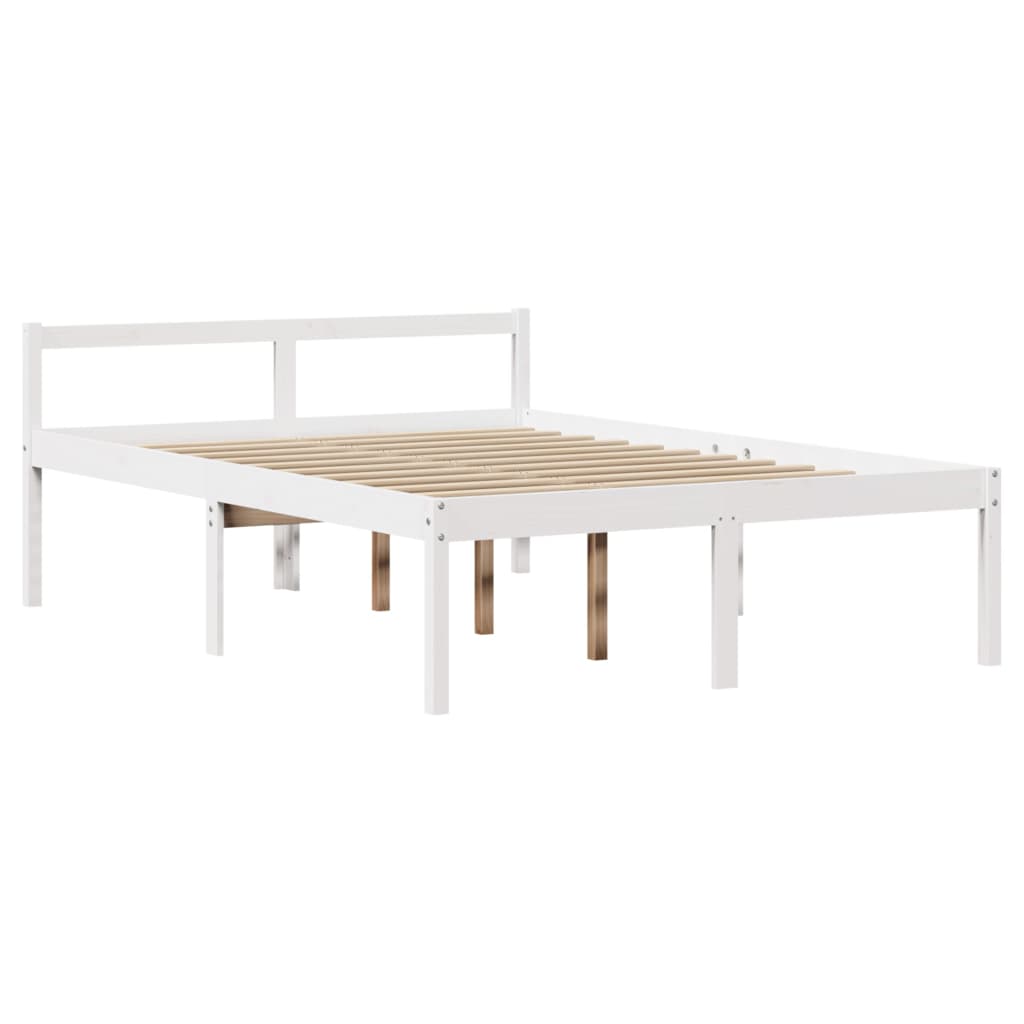Bookcase Bed Without Mattress Solid Wood Pine