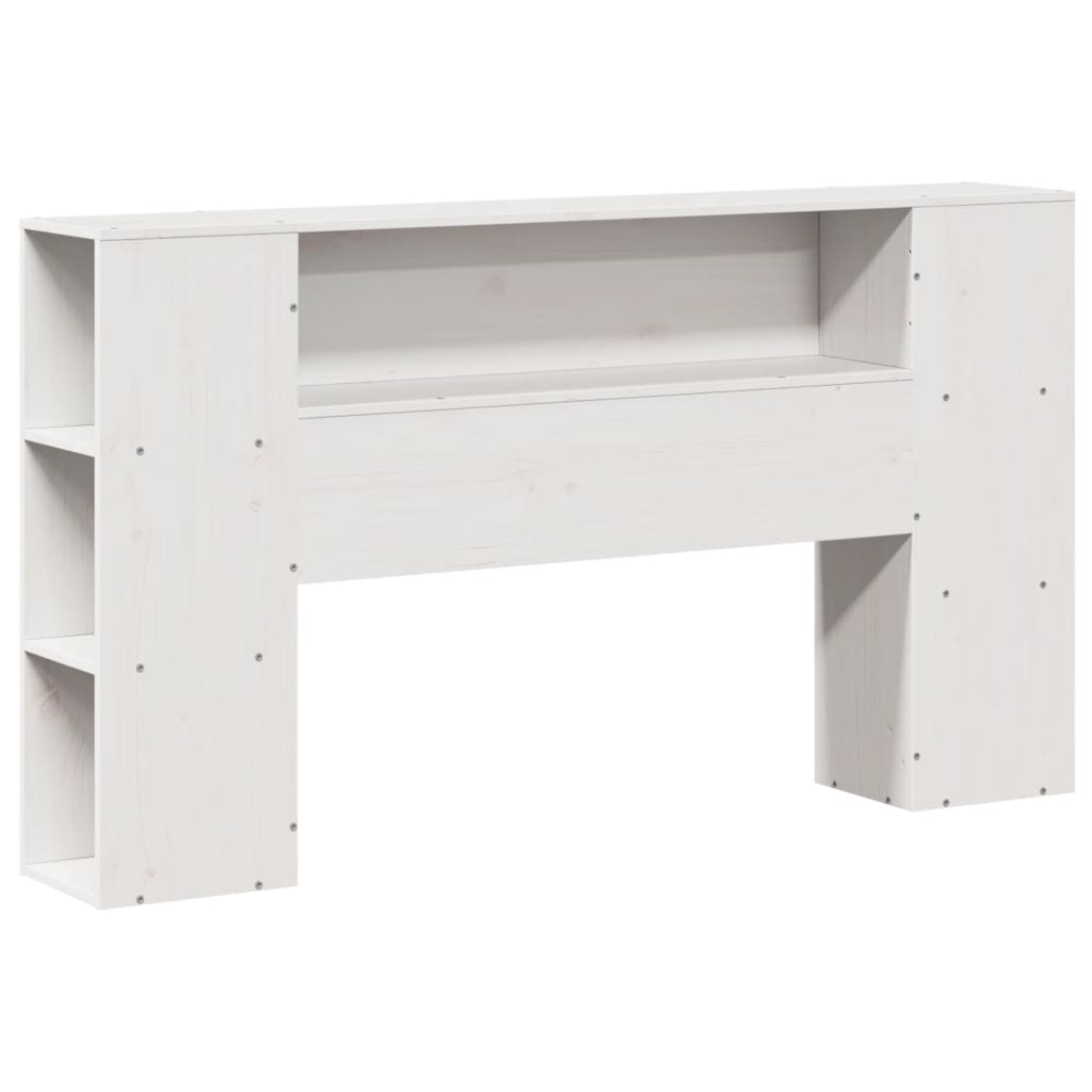 Bookcase Bed Without Mattress King Size Solid Wood Pine