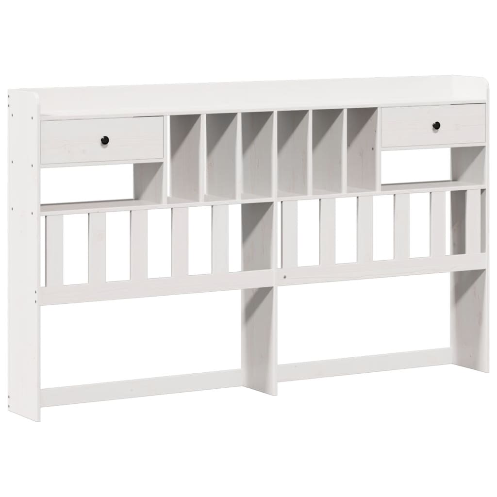 Bookcase Bed Without Mattress Super King Solid Wood Pine