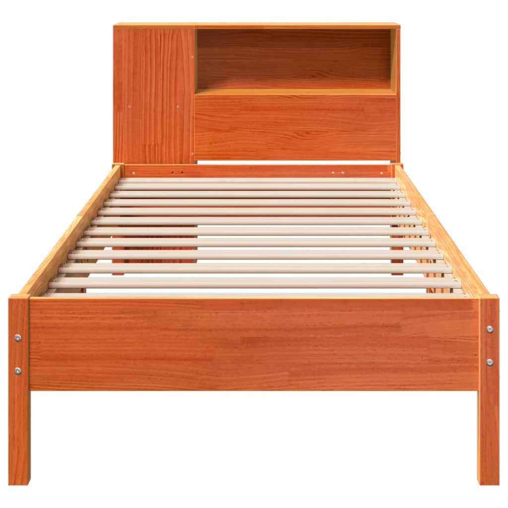 Bed Frame Bookcase Without Mattress Small Single Solid Wood Bedroom Furniture