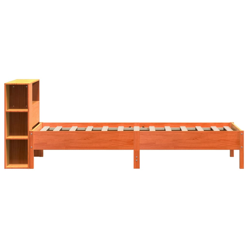 Bed Frame Bookcase Without Mattress Small Single Solid Wood Bedroom Furniture