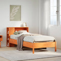 Bed Frame Bookcase Without Mattress Small Single Solid Wood Bedroom Furniture