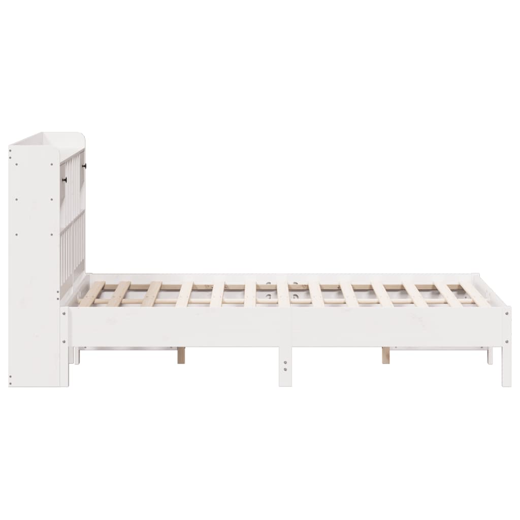 Bookcase Bed Without Mattress Solid Wood Pine
