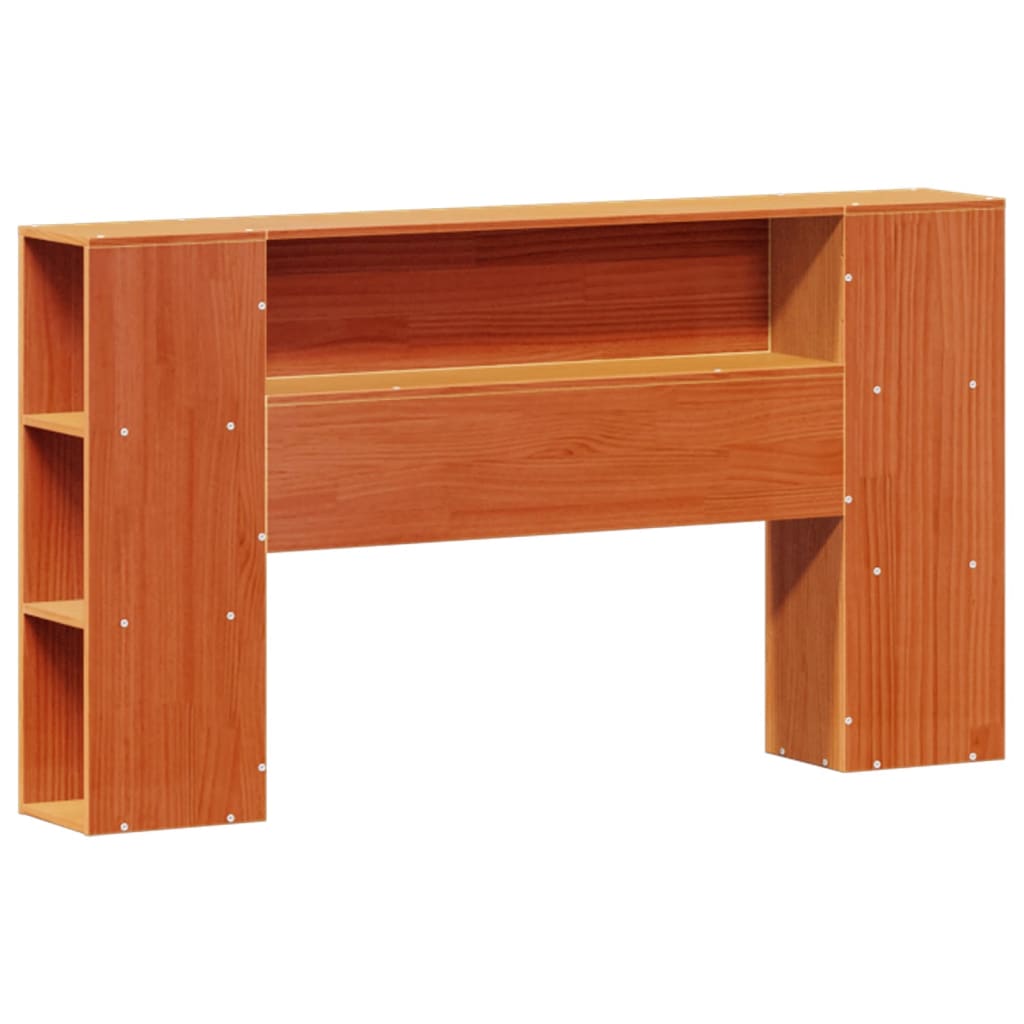 Bookcase Bed Without Mattress Double Solid Wood Pine