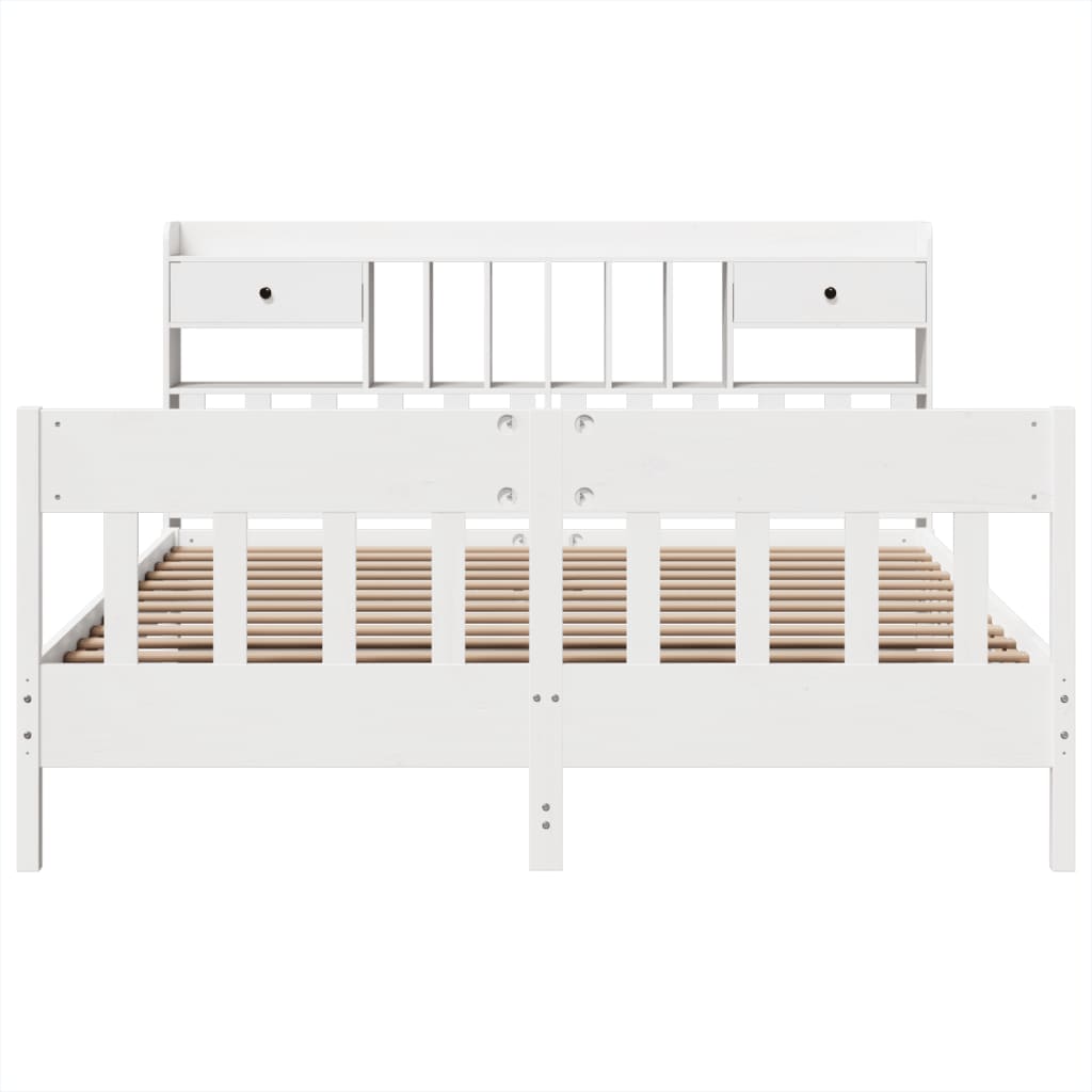 Bed Frame Without Mattress Super King Solid Wood Pine