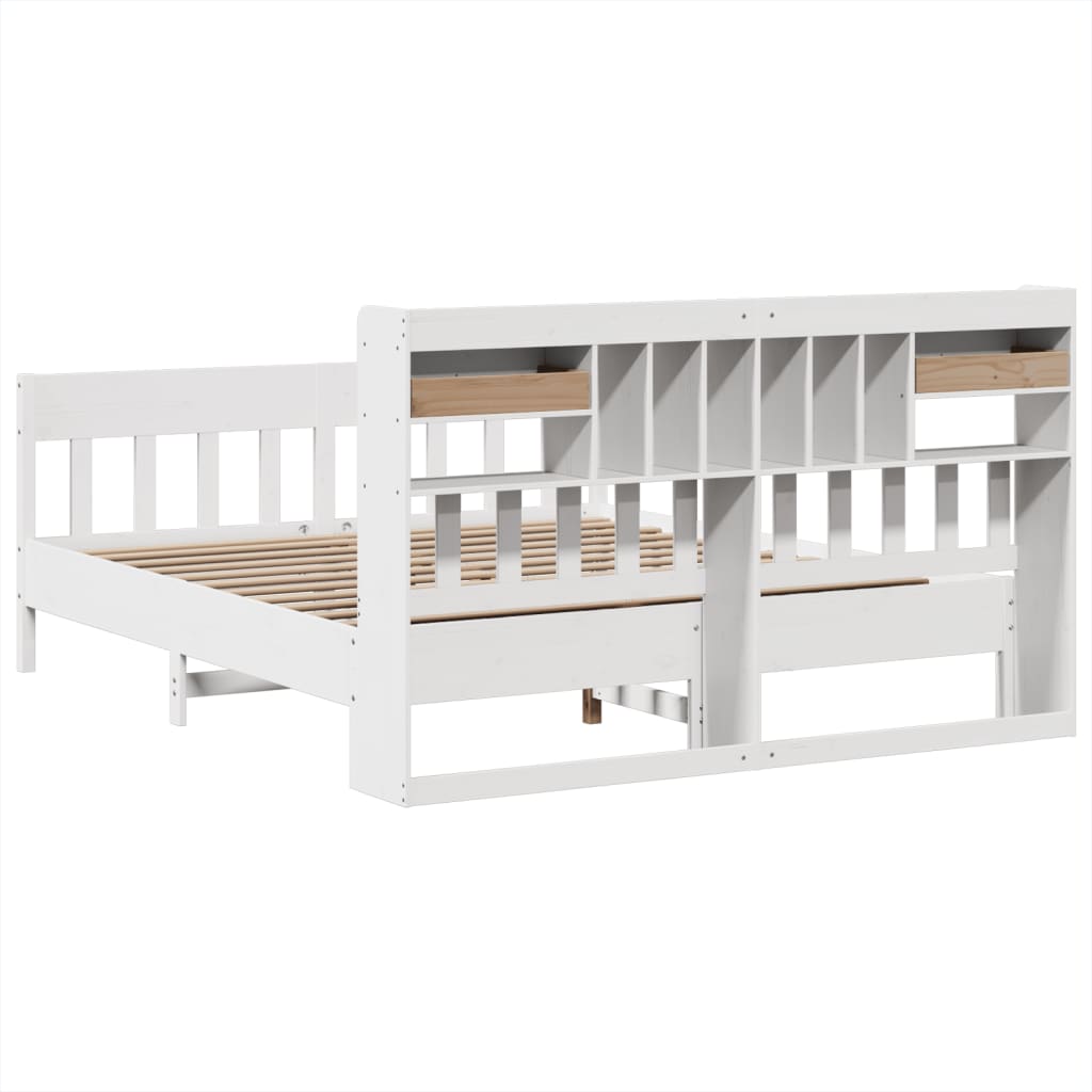 Bed Frame Without Mattress Super King Solid Wood Pine