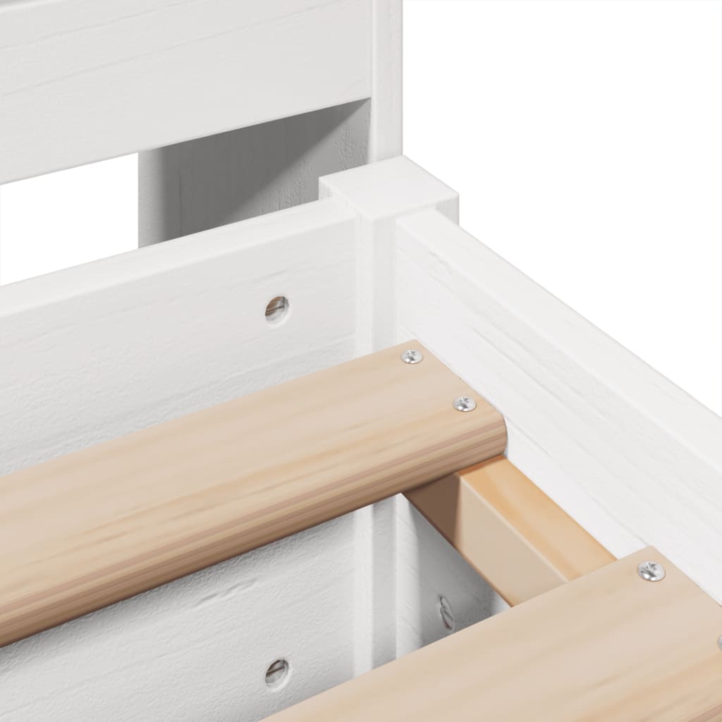 Bed Frame Without Mattress Super King Solid Wood Pine