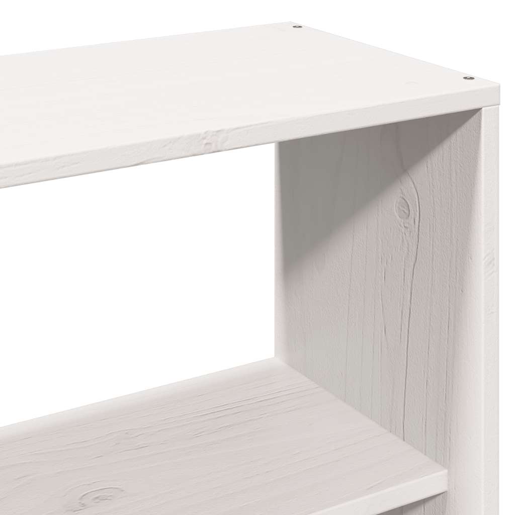 Bed Frame Without Mattress White 160X200 Cm Solid Wood Pine