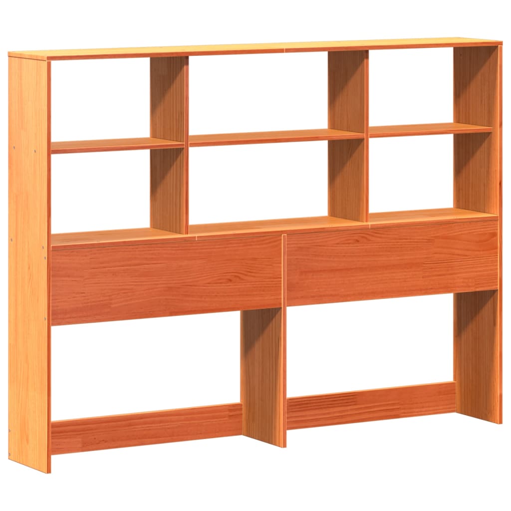 Bed Frame Without Mattress Solid Wood Pine wax brown natural white 75 x 190 cm 2