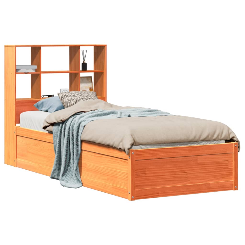 Bed Frame Without Mattress Solid Wood Pine